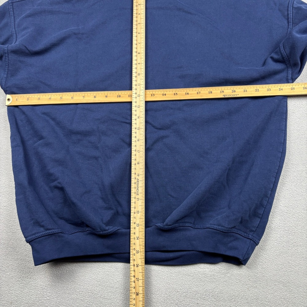 Vintage Northern Reflections Wolf Graphic Sweatshirt Navy Blue Mens Pullover - Picture 7 of 7
